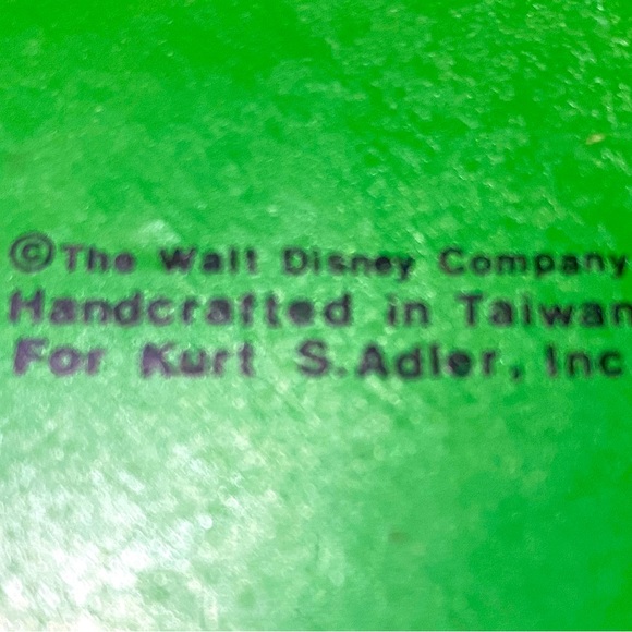 DISNEY’S BEAUTY & THE BEAST VTG 90s KURT ALDER HANDCRAFTED WOODEN XMAS ORNAMENTS - Picture 10 of 12